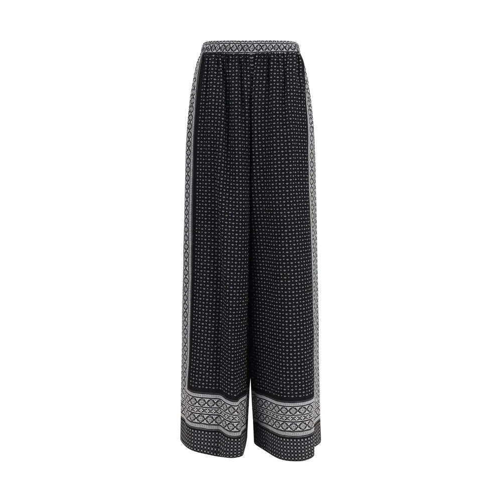 Ermanno Scervino Black Silk Casual Pants - IT40 | M