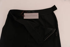 Ermanno Scervino Black Stretch Leggings Pants - IT38|XS - Leggings