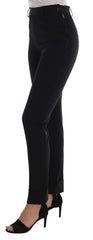 Ermanno Scervino Black Stretch Leggings Pants - IT38|XS - Leggings