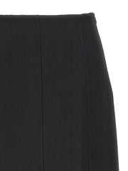 Ermanno Scervino Black Virgin Wool Mini Skirt - IT42
