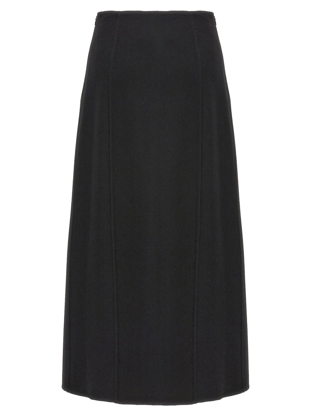 Ermanno Scervino Black Virgin Wool Mini Skirt - IT42