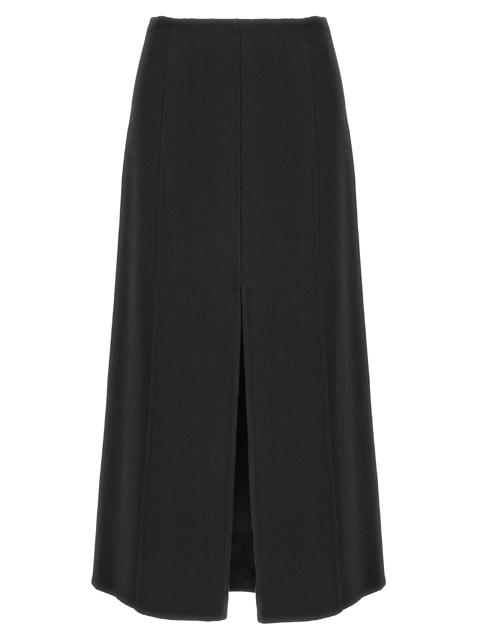 Ermanno Scervino Black Virgin Wool Mini Skirt - IT42