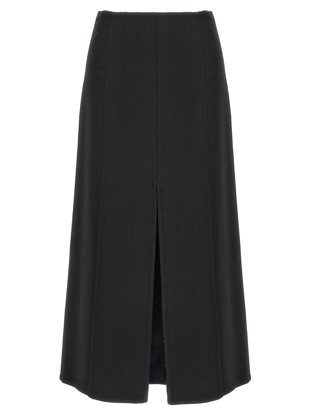 Ermanno Scervino Black Virgin Wool Mini Skirt - IT42