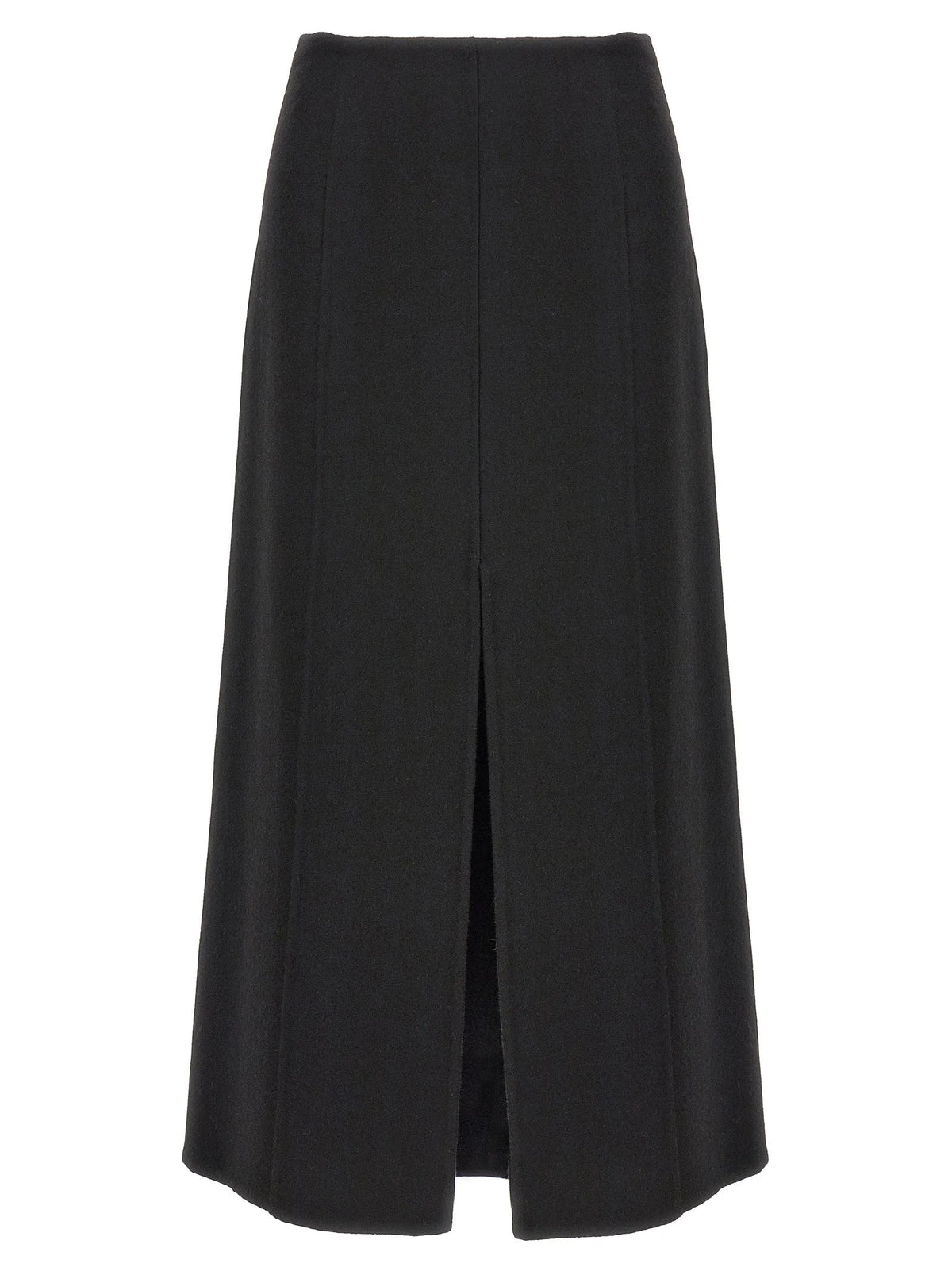 Ermanno Scervino Black Virgin Wool Mini Skirt - IT42