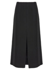 Ermanno Scervino Black Virgin Wool Mini Skirt - IT42