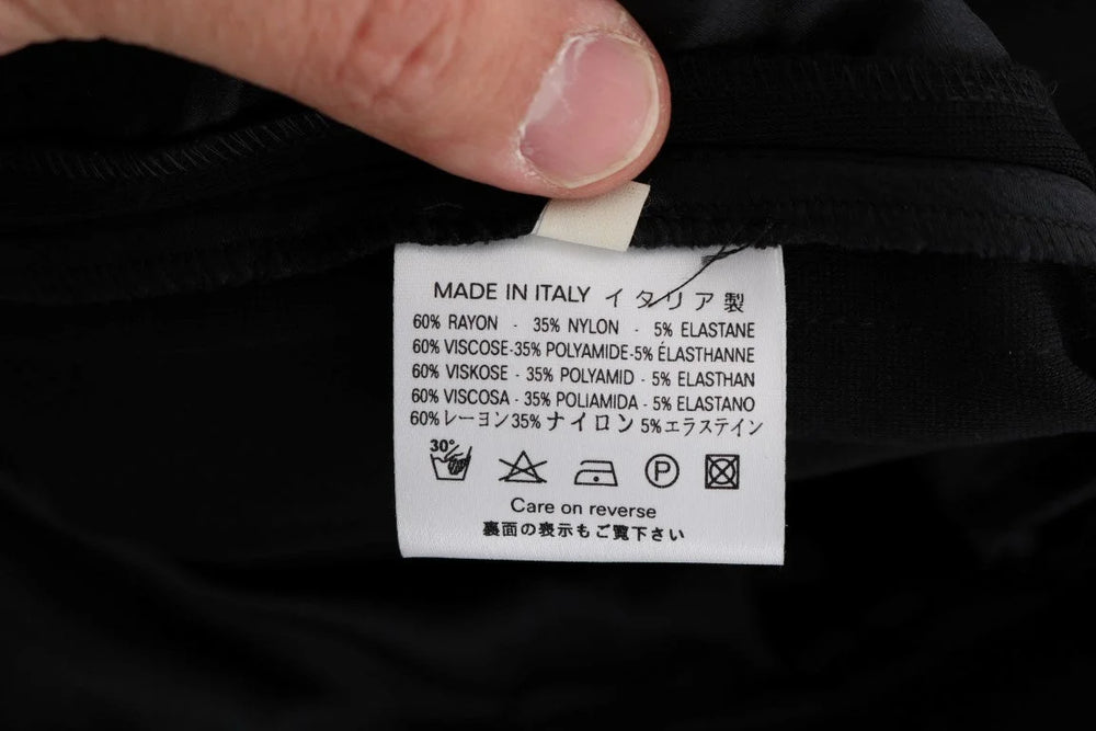 Ermanno Scervino Black Viscose Flare Bootcut Pants - IT44|L - Trousers