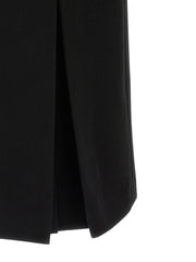 Ermanno Scervino Black Viscose Midi Dress - IT40