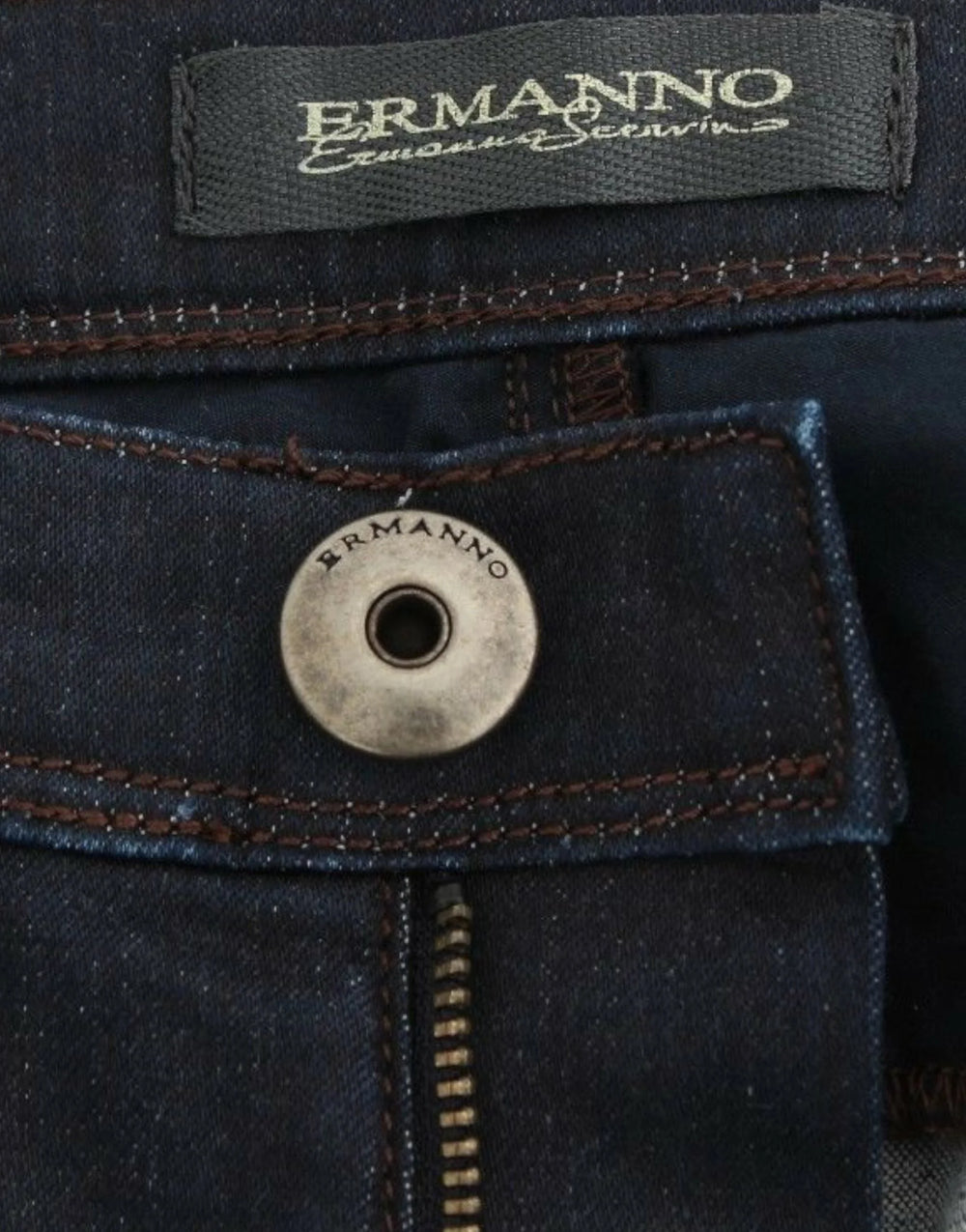 Ermanno Scervino Blue Slim Jeans Denim Pants Skinny Leg Stretch - W26 - Jeans