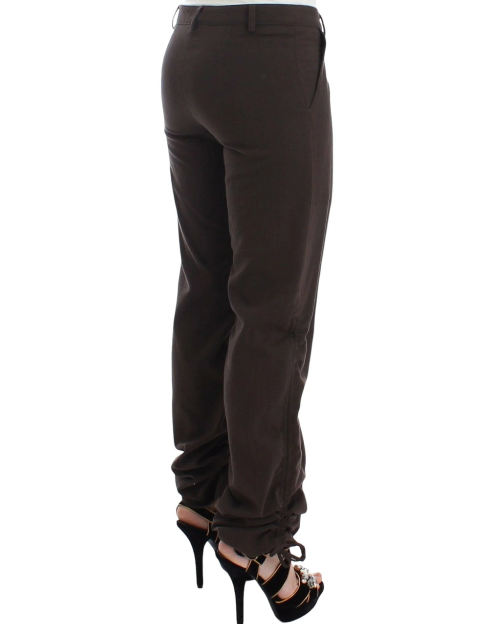 Ermanno Scervino Brown Chinos Casual Dress Pants Khakis - IT38|XS - Chinos