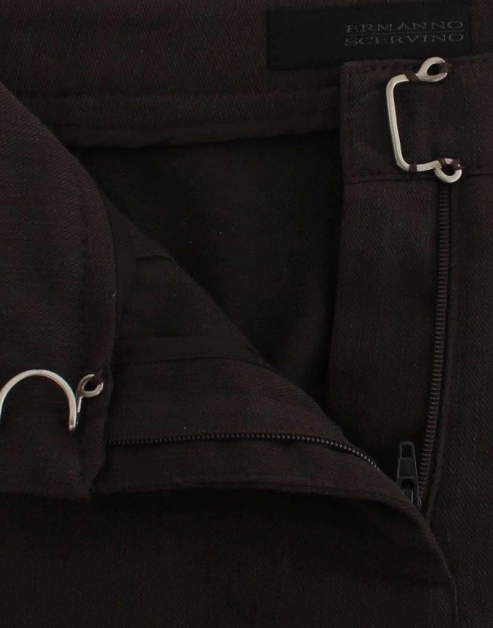 Ermanno Scervino Brown Chinos Casual Dress Pants Khakis - IT38|XS - Chinos