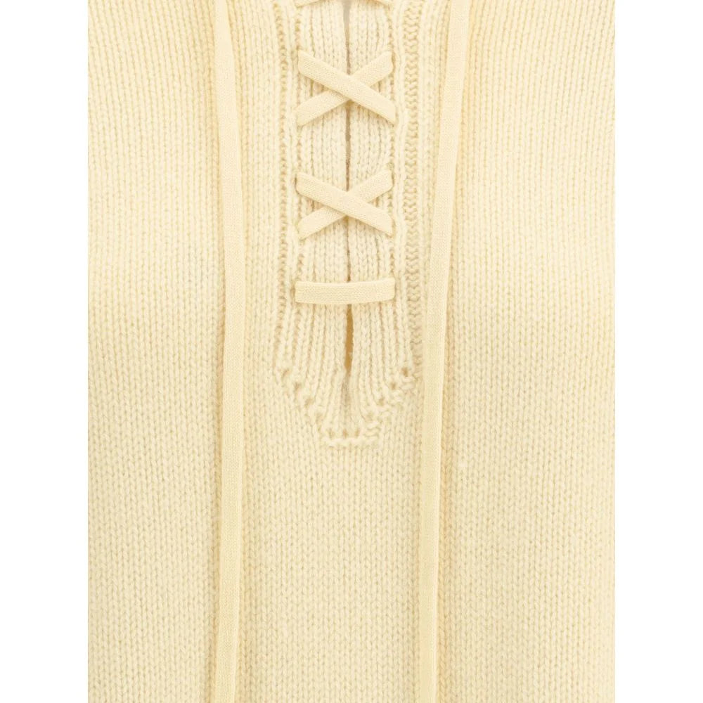 Ermanno Scervino Cream Cashmere Cashmere Sweater - IT40 | M - Sweaters
