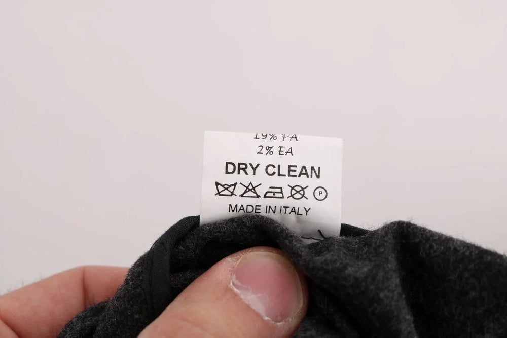 Ermanno Scervino Gray Virgin Wool Skinny Casual Pants - Trousers