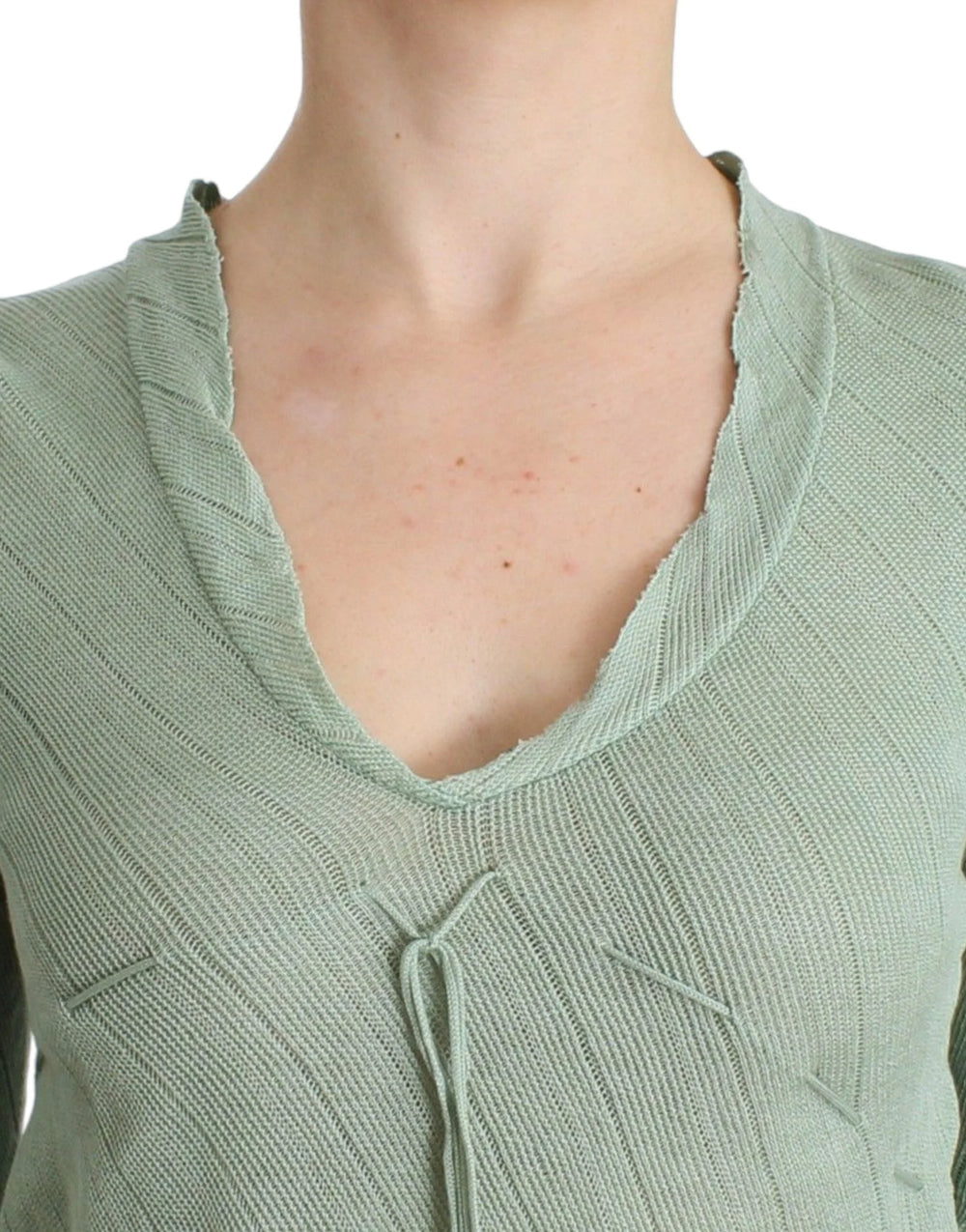 Ermanno Scervino Green Lightweight Knit Sweater Top Blouse - IT44 | M - Sweaters