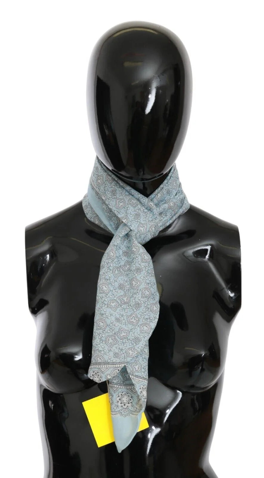 Ermanno Scervino Light Blue Bandana Wrap Shawl Foulard Scarf - Scarves & Shawls