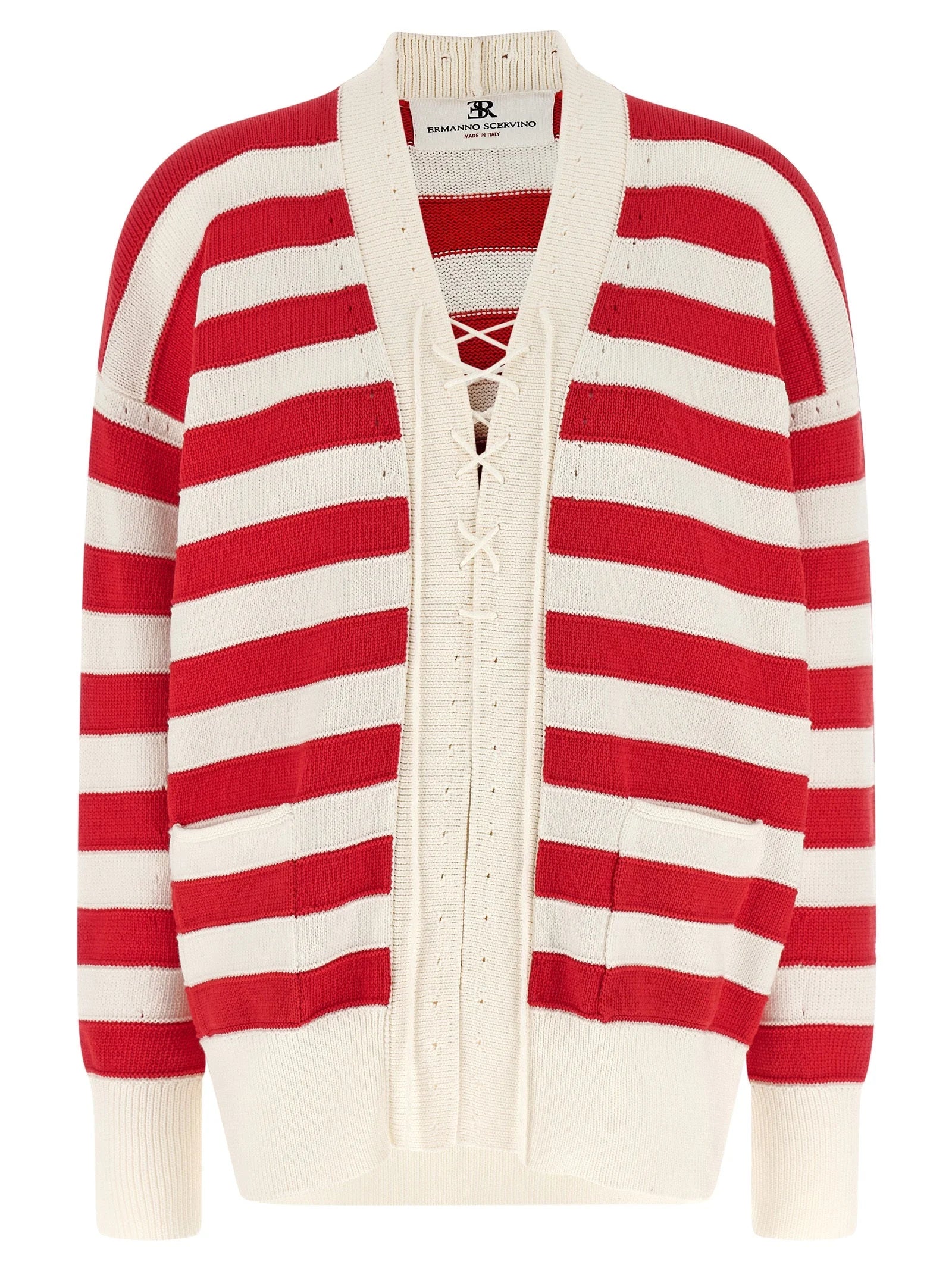 Ermanno Scervino Multicolor Cotton Cardigan - IT40