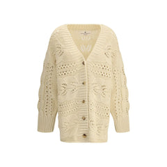 Ermanno Scervino Perforated cashmere Cardigan - IT38 | S - Cardigans