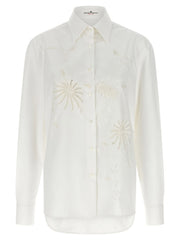 Ermanno Scervino White Cotton Blouse