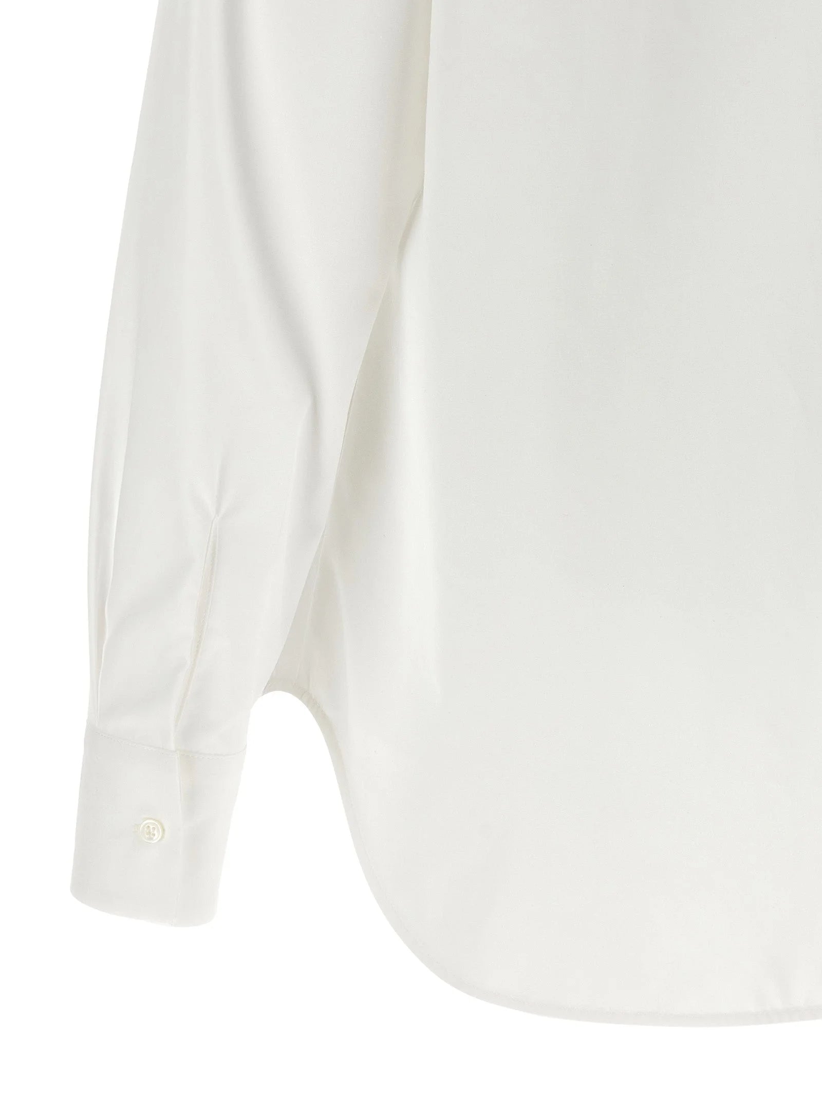 Ermanno Scervino White Cotton Blouse