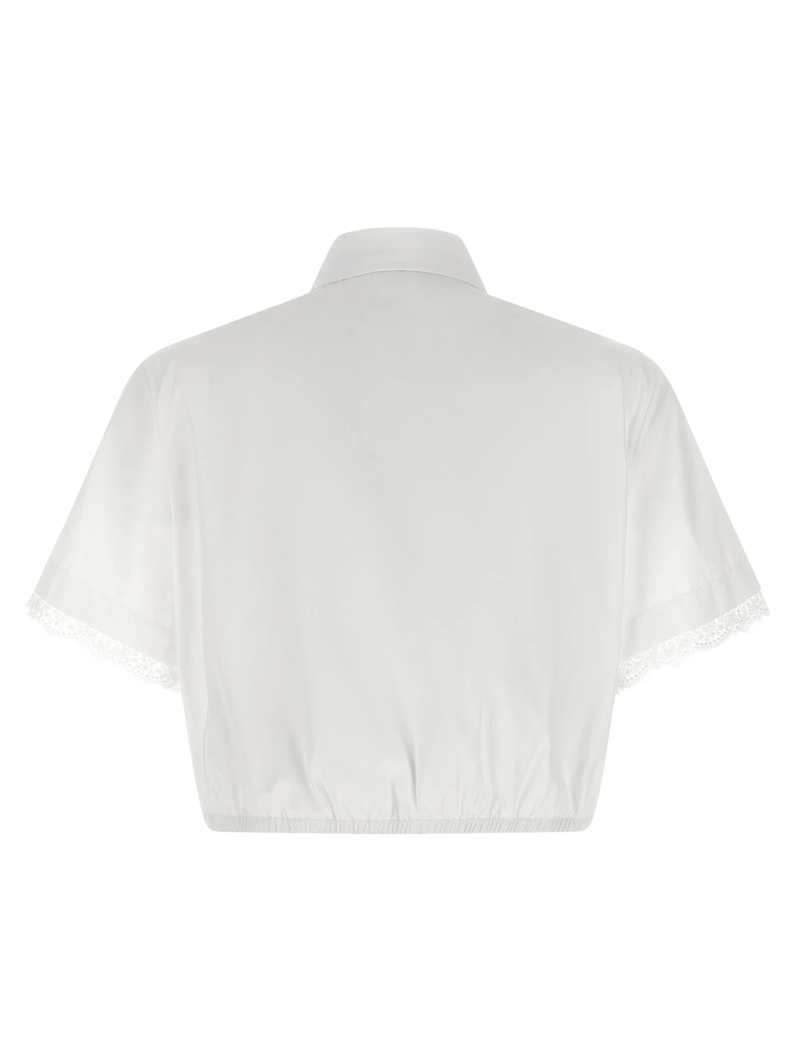 Ermanno Scervino White Cotton Blouse