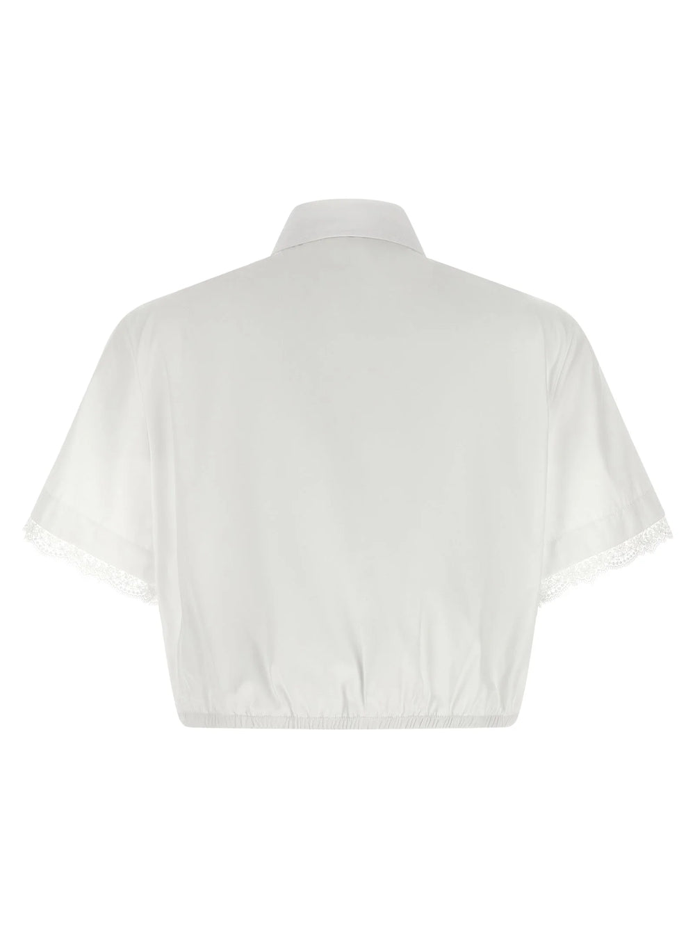 Ermanno Scervino White Cotton Blouse