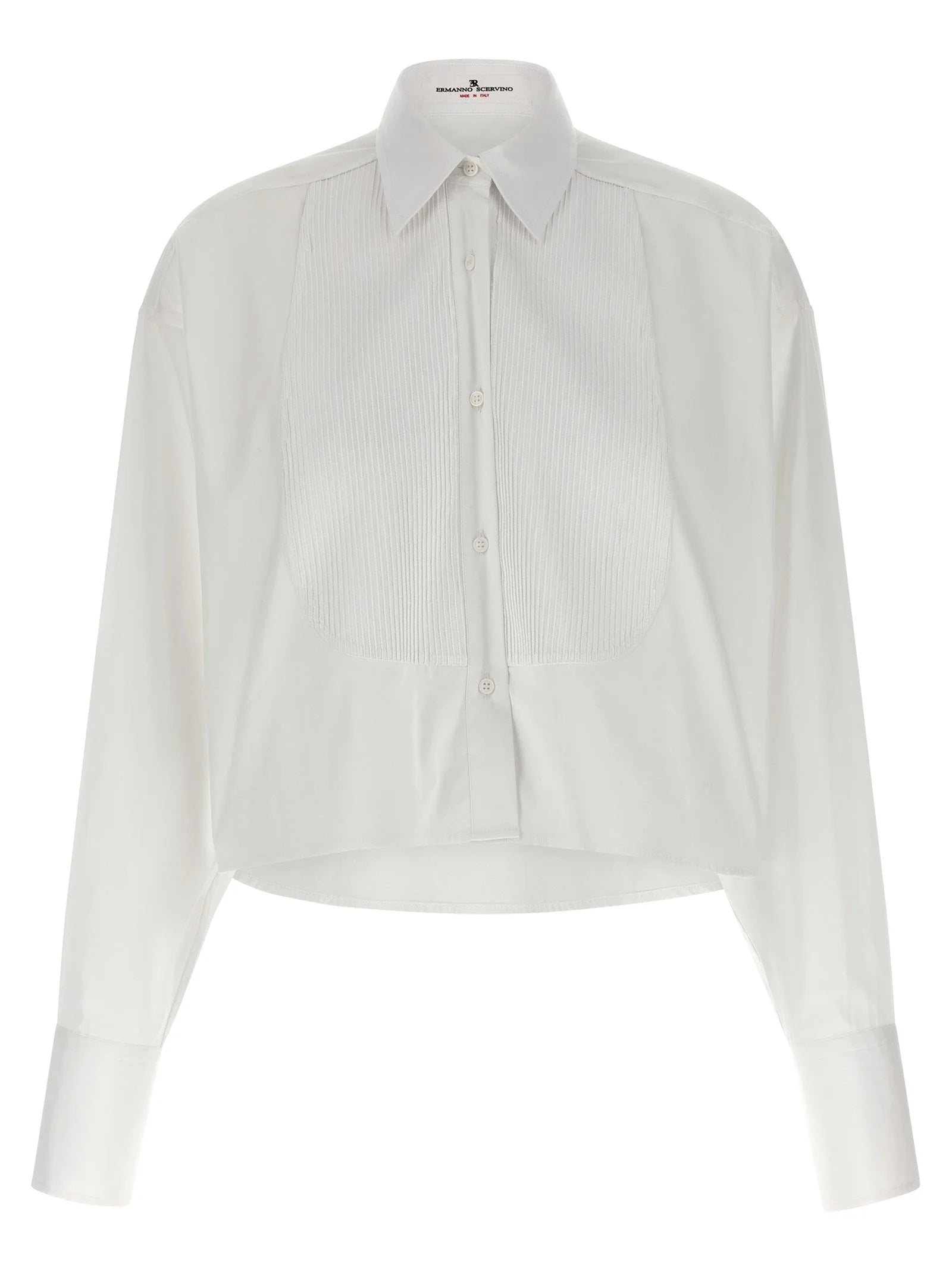 Ermanno Scervino White Cotton Blouse - IT42