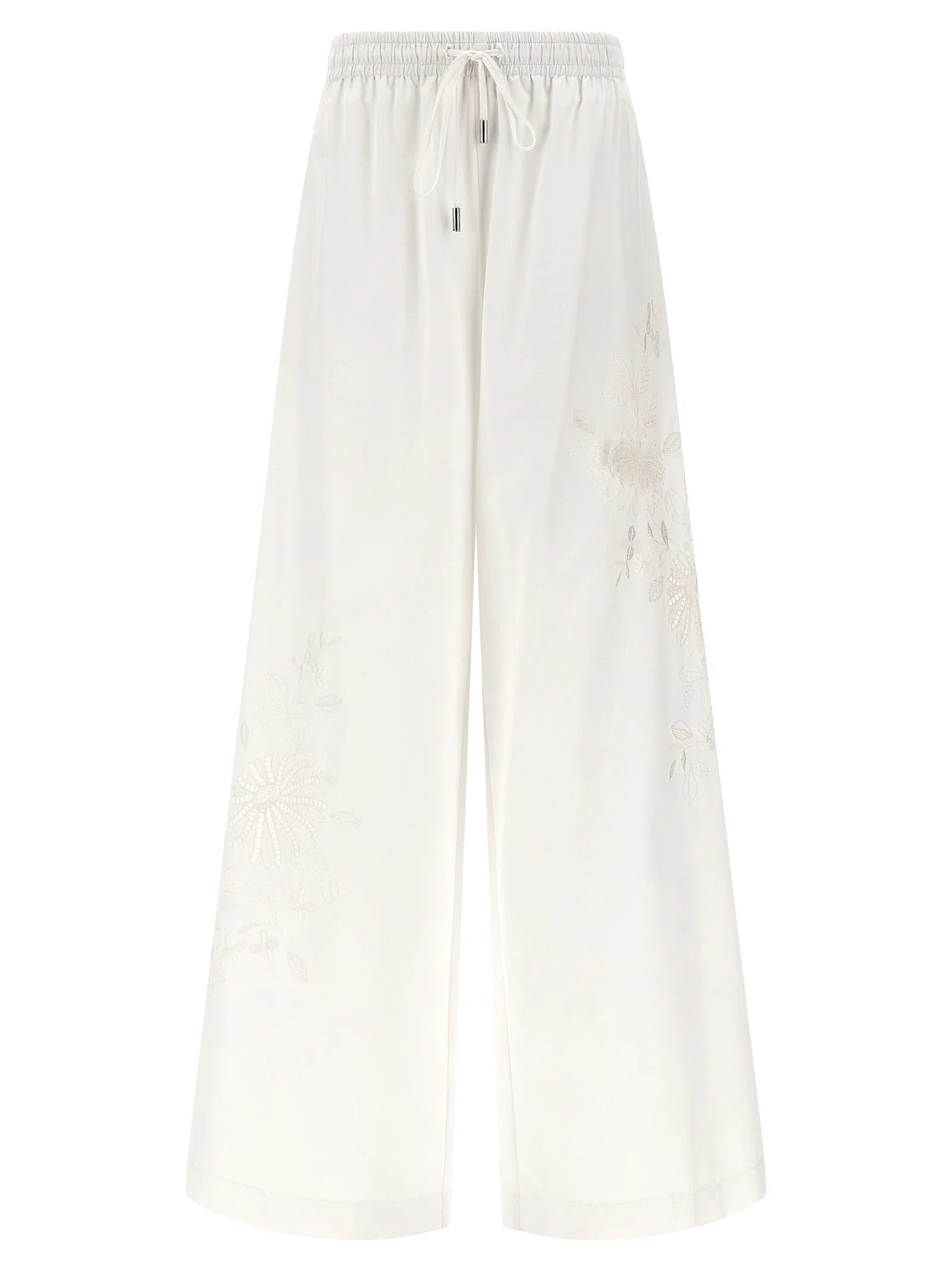 Ermanno Scervino White Cotton Casual Pants - IT42