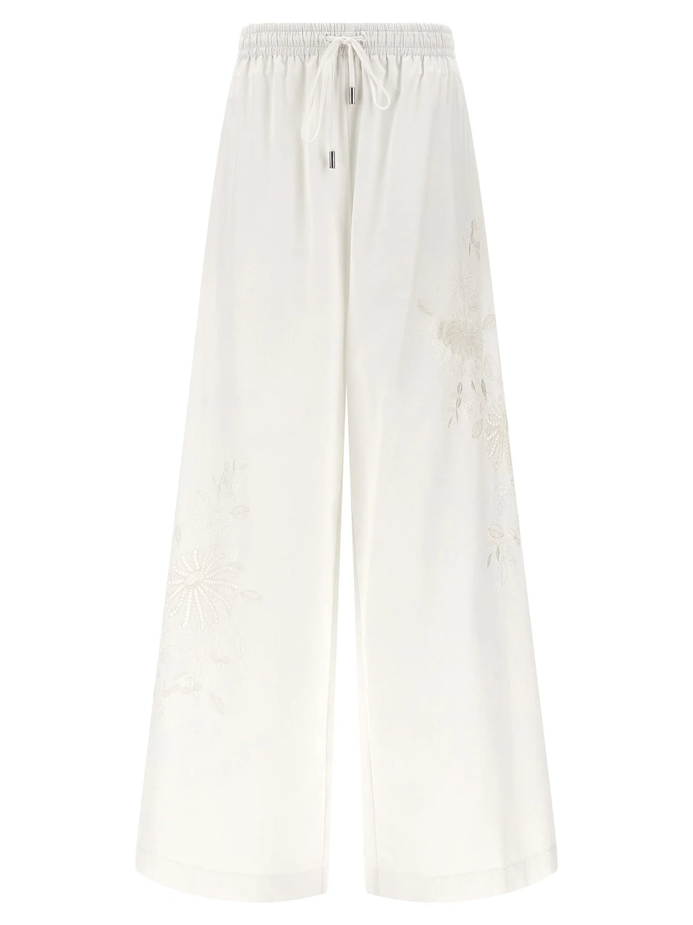 Ermanno Scervino White Cotton Casual Pants - IT42