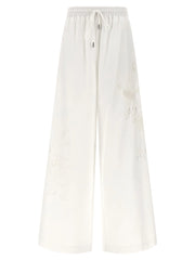 Ermanno Scervino White Cotton Casual Pants - IT42