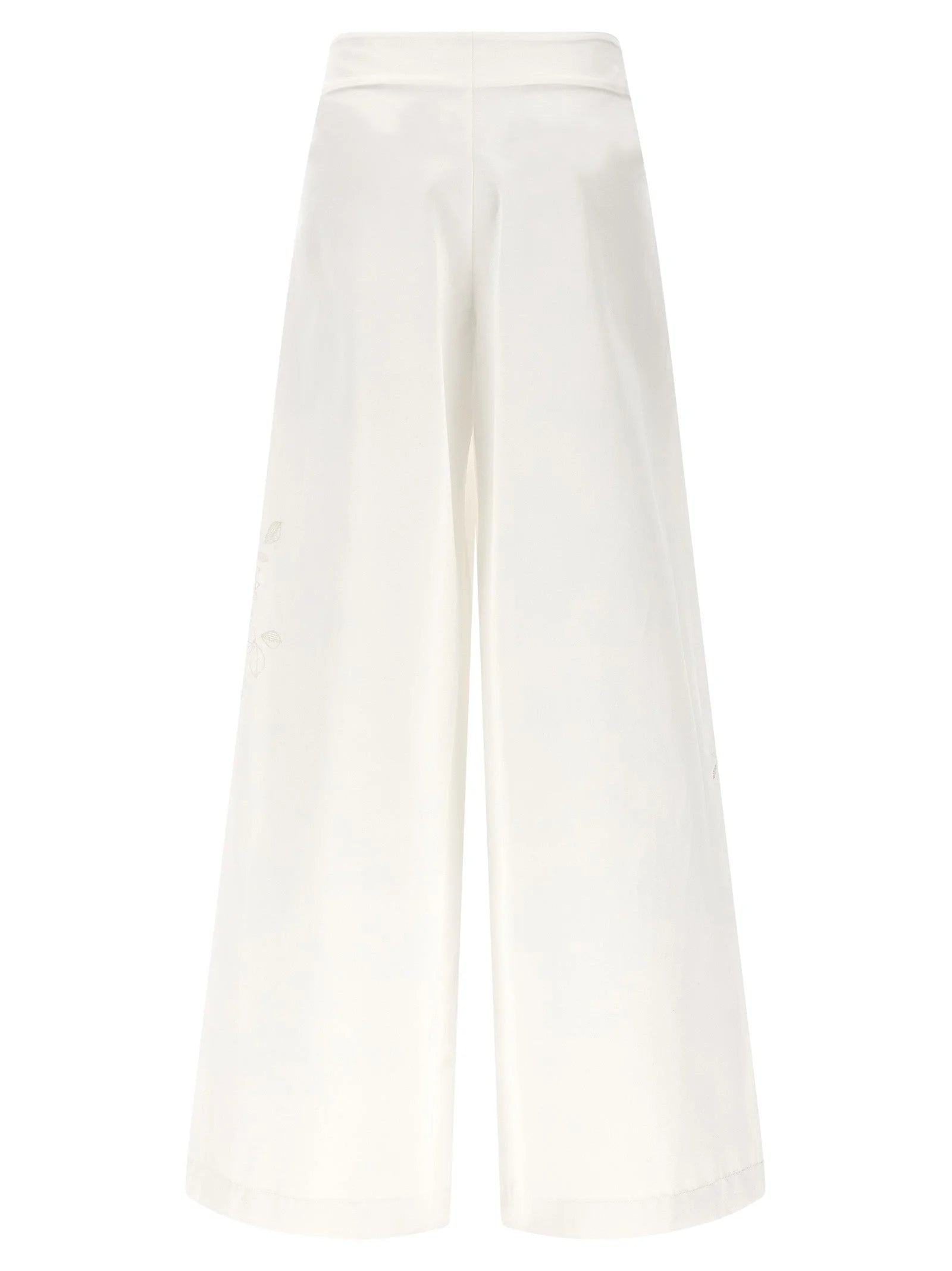 Ermanno Scervino White Cotton Casual Pants - IT42