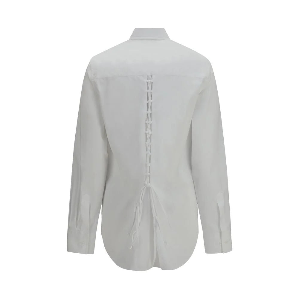 Ermanno Scervino White Cotton Dress Shirt - IT40 | M