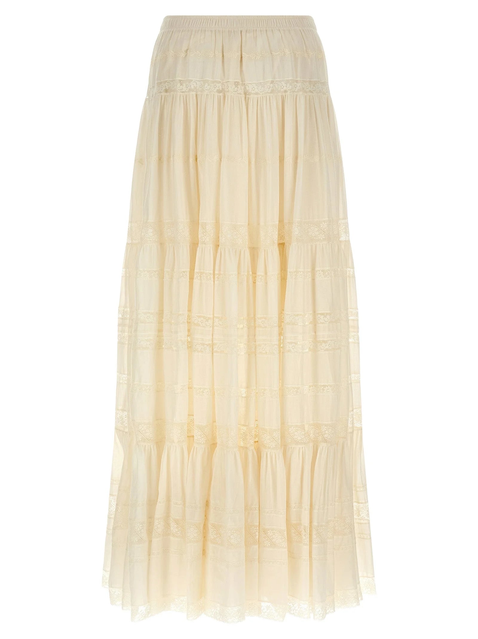 Ermanno Scervino White Cotton Mini Skirt