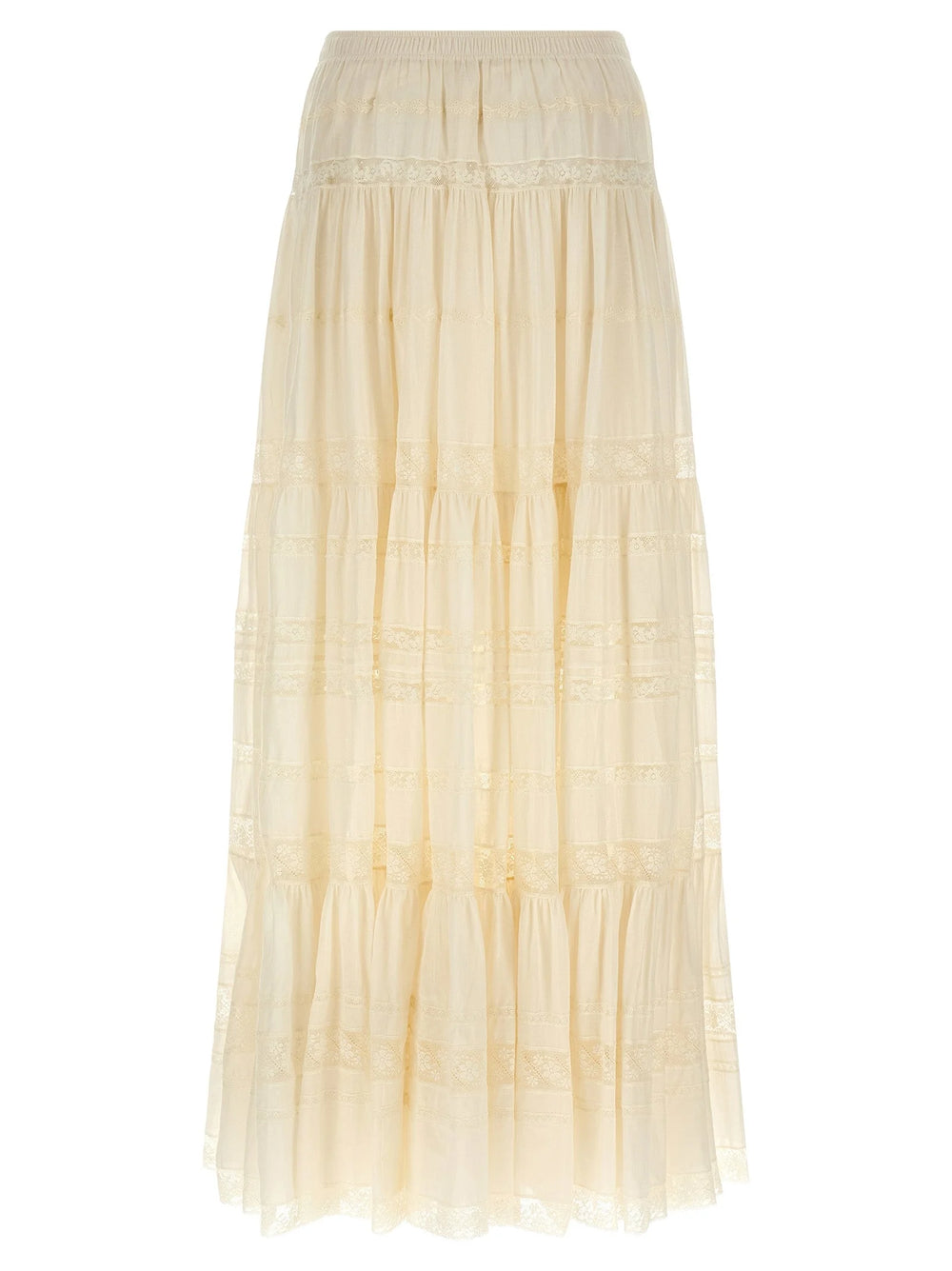 Ermanno Scervino White Cotton Mini Skirt