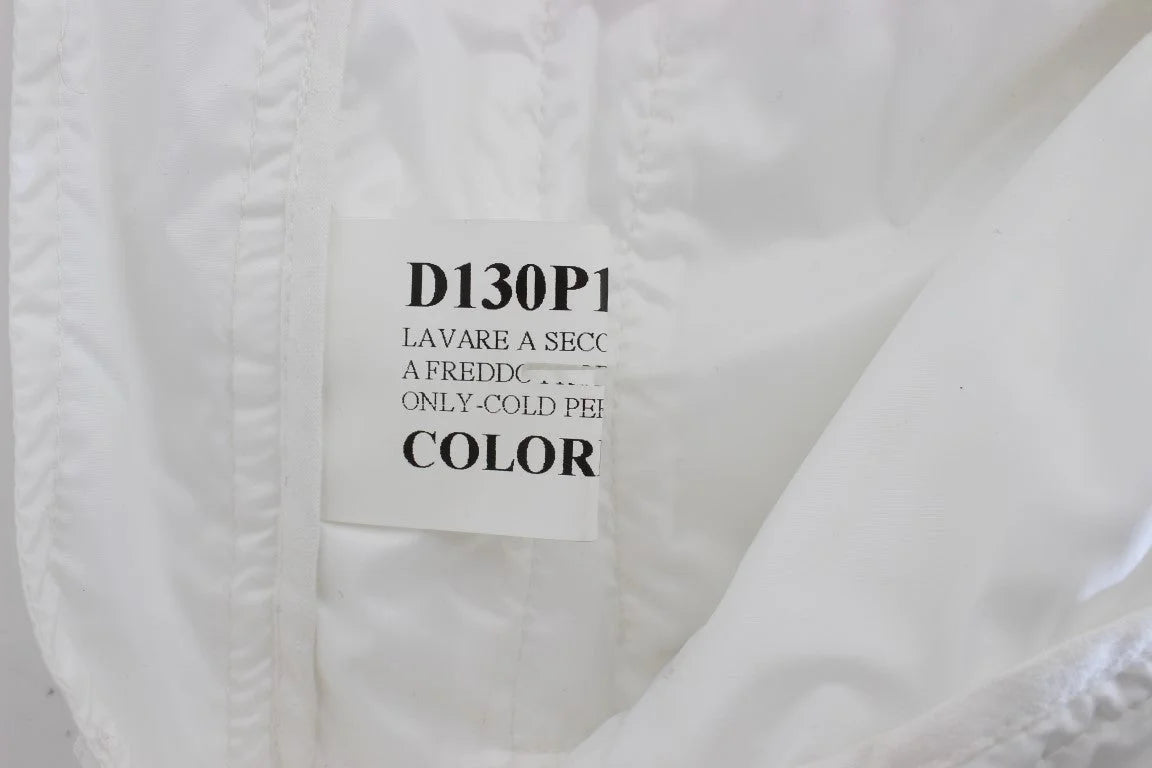 Ermanno Scervino White Nylon Padded Slim Fit Cargo Pants - IT42|M - Cargo Pants