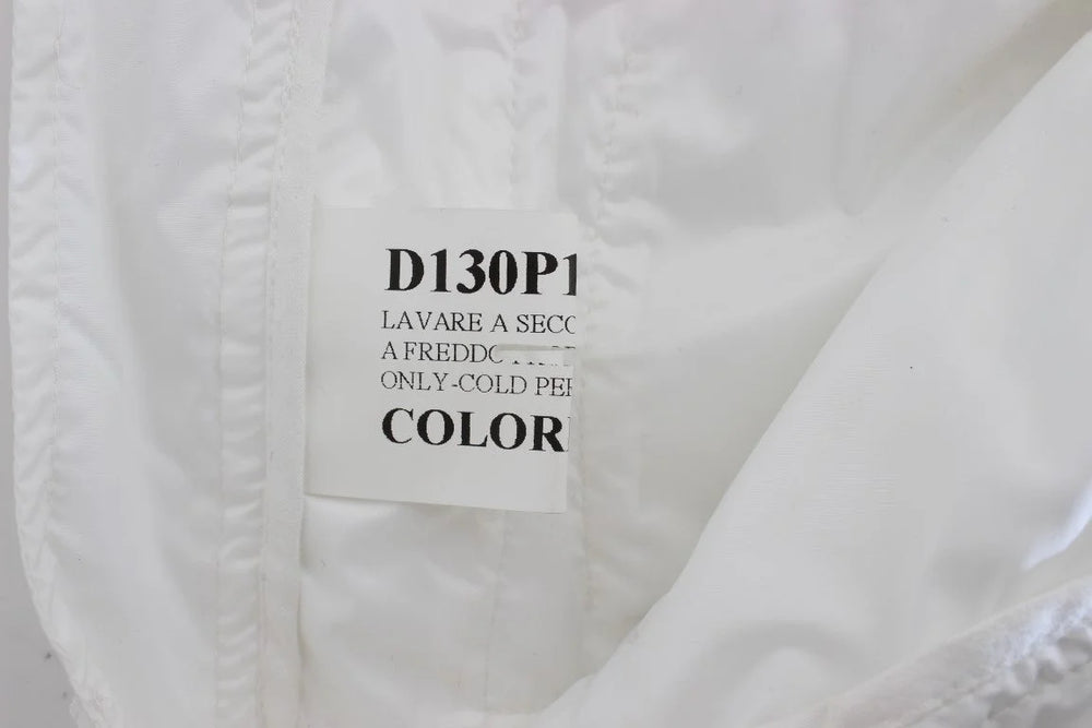 Ermanno Scervino White Nylon Padded Slim Fit Cargo Pants - IT42|M - Cargo Pants