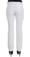 Ermanno Scervino White Nylon Padded Slim Fit Cargo Pants - IT42|M - Cargo Pants