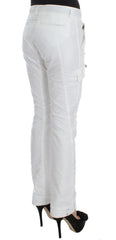 Ermanno Scervino White Nylon Padded Slim Fit Cargo Pants - IT42|M - Cargo Pants