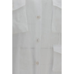 Ermanno Scervino White Ramie Shirt