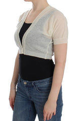 Ermanno Scervino White Wool Cardigan Sweater - IT42 | S - Sweaters