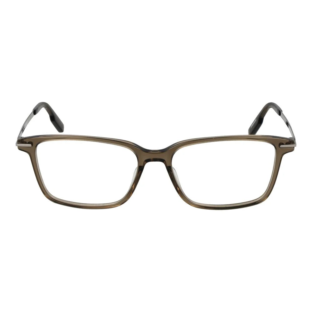 Ermenegildo Zegna Beige Men Glasses Frame - Eyeglasses
