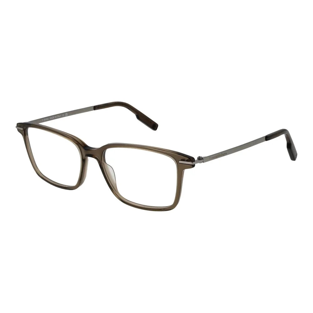 Ermenegildo Zegna Beige Men Glasses Frame - Eyeglasses