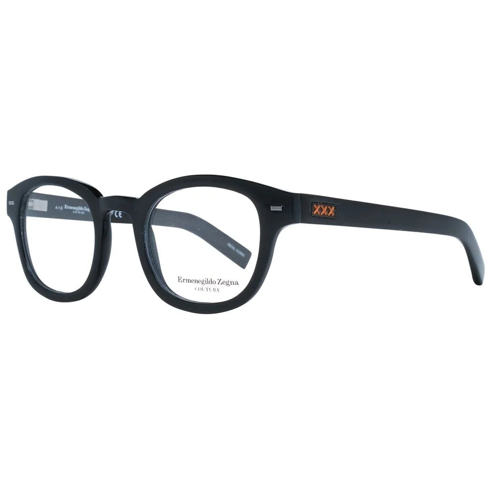 Ermenegildo Zegna Black Men Glasses Frame