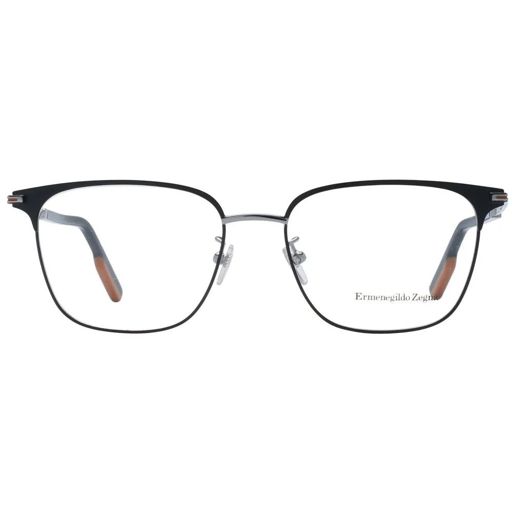 Ermenegildo Zegna Black Men Glasses Frame