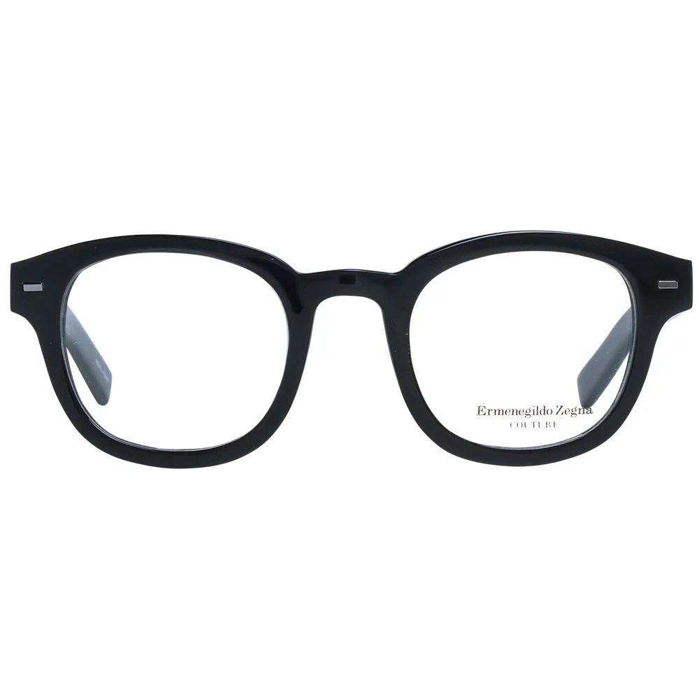 Ermenegildo Zegna Black Men Glasses Frame