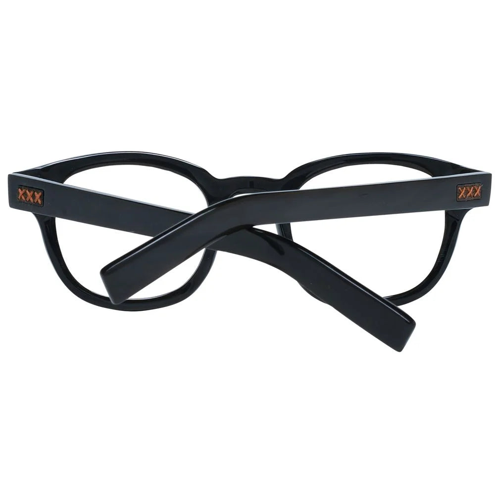 Ermenegildo Zegna Black Men Glasses Frame