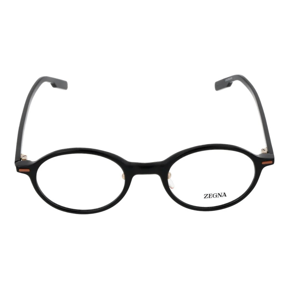 Ermenegildo Zegna Black Men Glasses Frame
