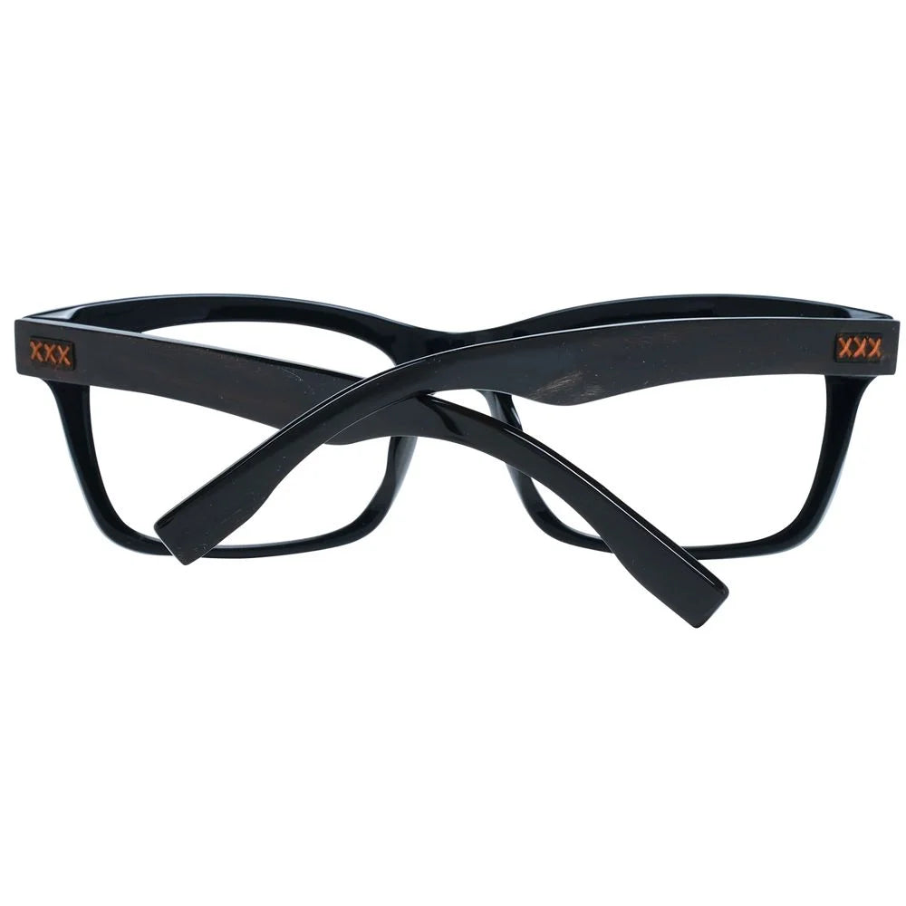 Ermenegildo Zegna Black Men Glasses Frame