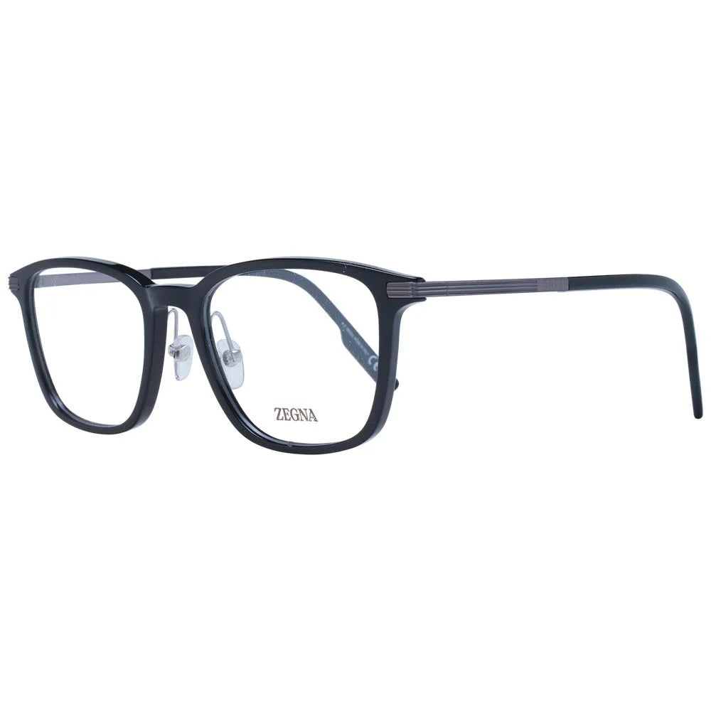 Ermenegildo Zegna Black Men Glasses Frame - Eyeglasses
