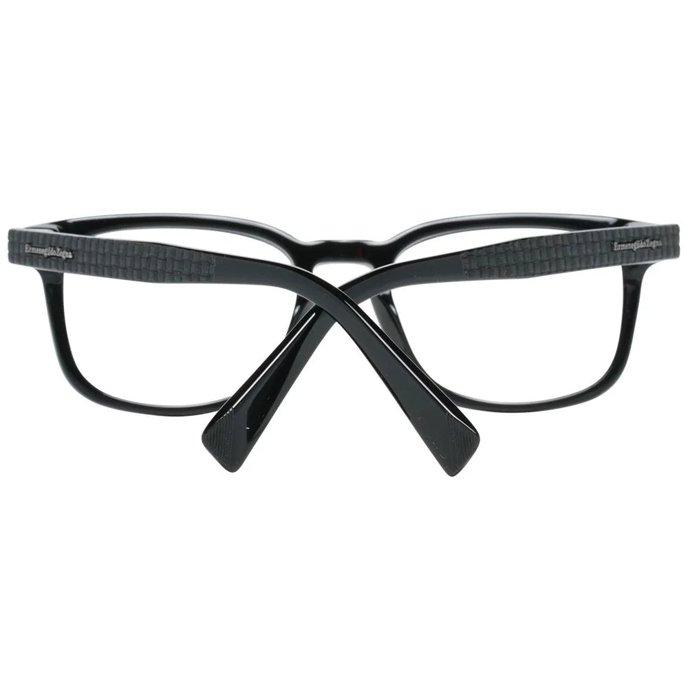 Ermenegildo Zegna Black Men Glasses Frame - Eyeglasses