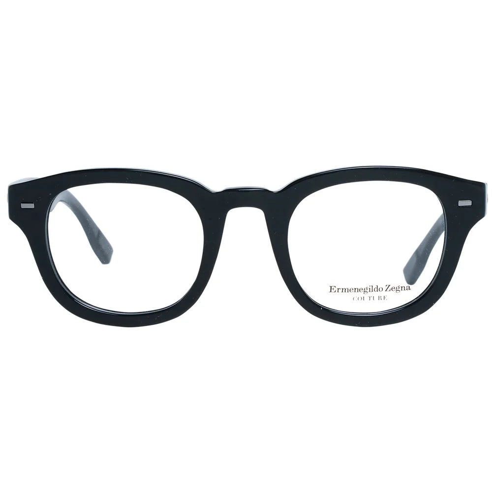 Ermenegildo Zegna Black Men Glasses Frame - Eyeglasses