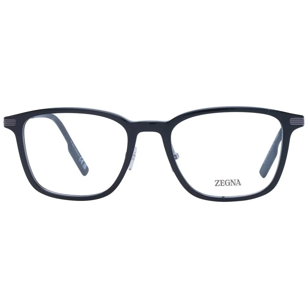 Ermenegildo Zegna Black Men Glasses Frame - Eyeglasses